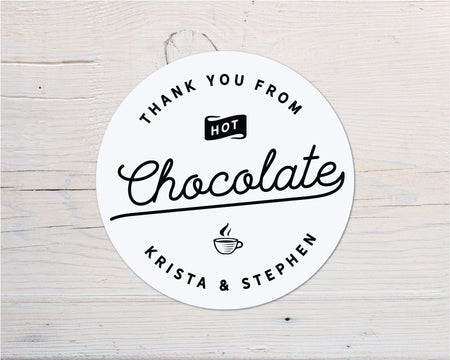 Hot Chocolate, Favor Stickers
