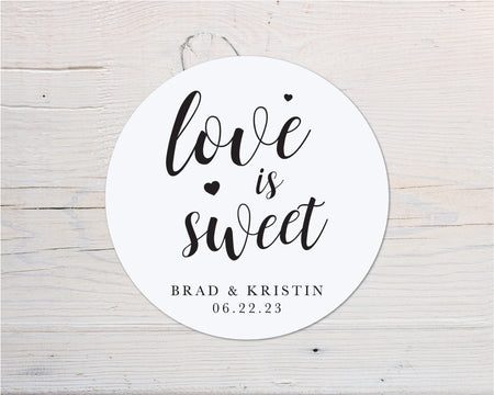 Love is Sweet, Favor Stickers
