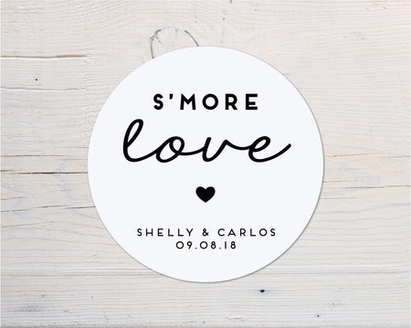S'more Love, Favor Sticker