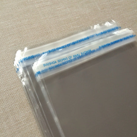 Clear Self-Seal Bags, 4.75 x 6.5"  - Pack of 50