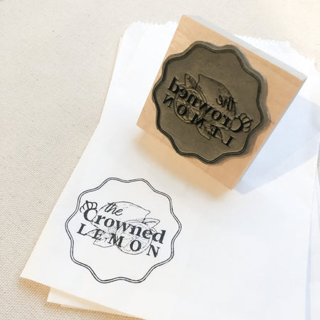 Custom Wooden Stamp - YOUR LOGO