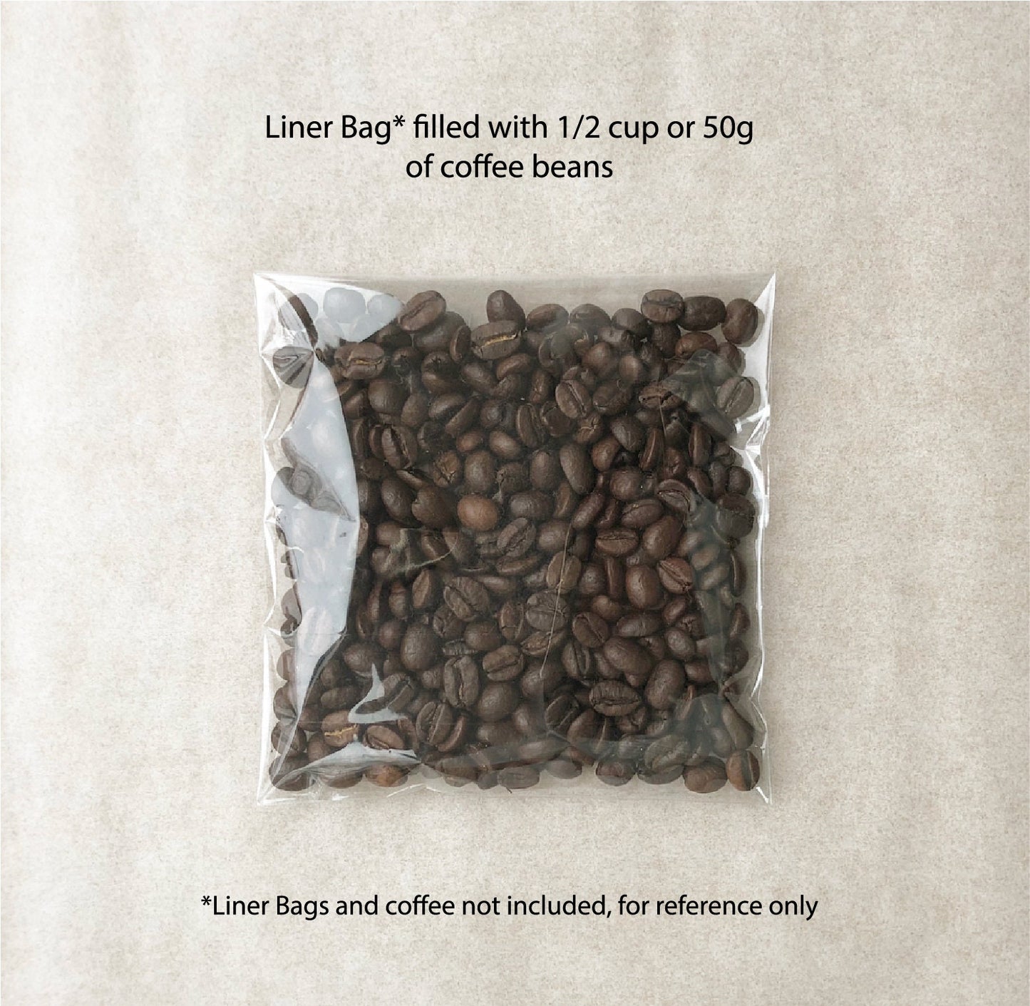 25 Pack, Personalized Coffee Favor Bags – Kraft Brown Wedding Treat