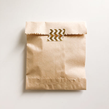 25 Pack, In Sickness & In Health Wedding Favor Bags, Kraft Brown