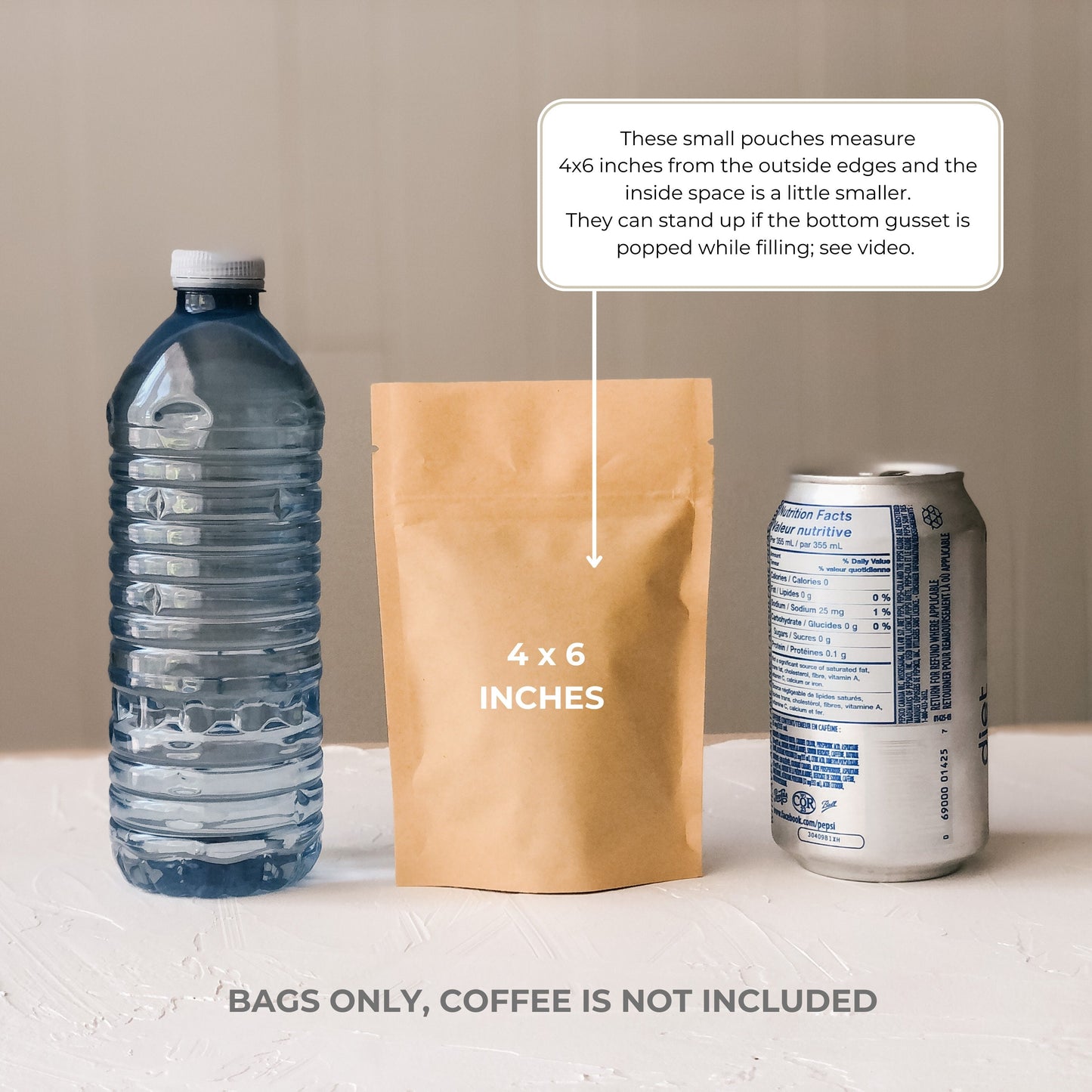 Coffee Wedding Favor Bags, The Perfect Blend, Personalized Coffee pouch for wedding favors