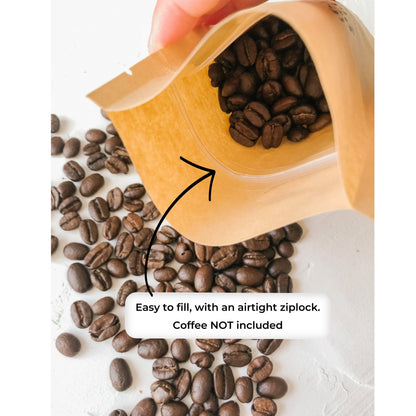 Personalized Wedding Coffee Favor Bags: Engagement, Bridal Shower - Pouches Only