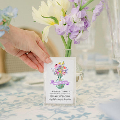 12 Mother's Day Wildflower Seed Packets, Party Favors (Set of 12)